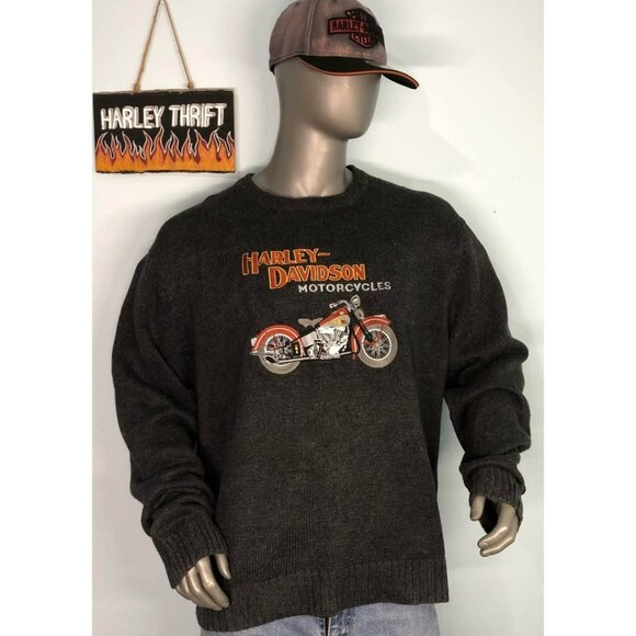 Harley-Davidson Sweater 2XL Men, Thick and Soft Fabric, Embroidery Design - Picture 1 of 6